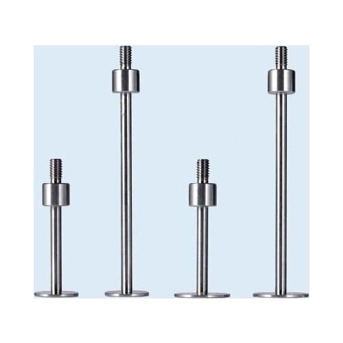 4pcs M2.5 T type flat surface head Dial gauge probe, needle tip probe for dial indicator, height measuring needle height gauge