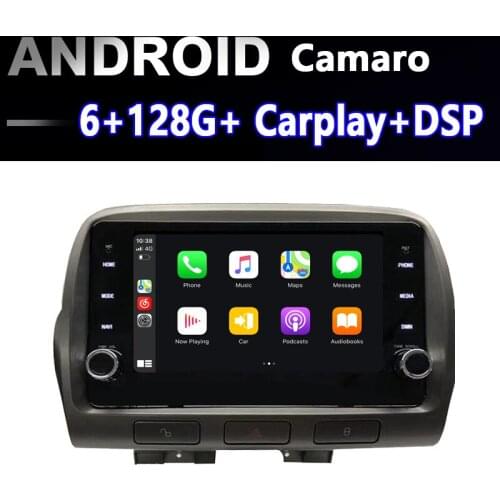 6 + 128G Android 10.0 chevroleta Camaro 2010-2015 ekran dotykowy nawigacja samochodowa GPS radioodtwarzacz Stereo odtwarzacz