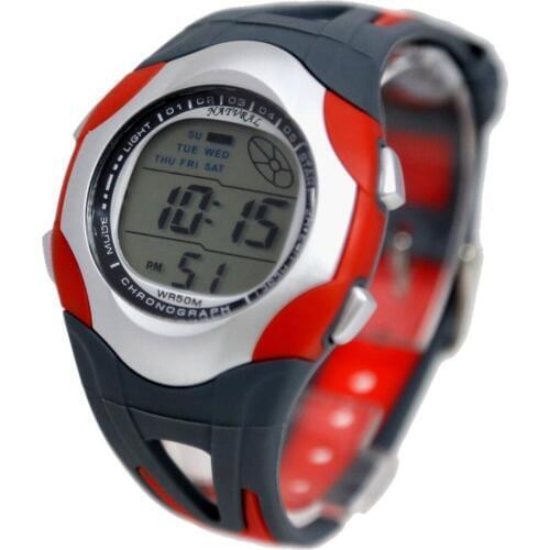 6pcs. lots Wholesales Multiple color Date Alarm BackLight Sports Watches digital watch montre homme horloge mannen