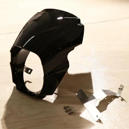 BLACK HEADLIGHT FARING COVER FOR HARLEY SOFTAIL BREAKOUT FXBR 18 -19 20 FXBRS