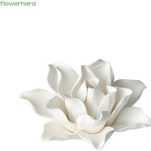 3D White Lotus Mold Big Rose Silicone Mold Cake Decorating Tools Wedding Flower Sugar Candle Soap Mold Handmade Crafts Tools