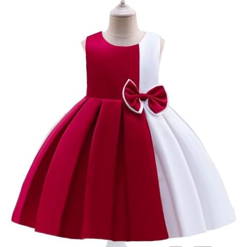 Easter Clothes 2021 New Childrens Dress Sleeveless Little Girls Princess Dresses For Girls Dresses Pleated Vest Evening Dresses