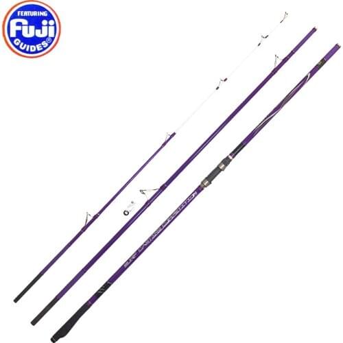High carbon all Fuji fiber three section distance throwing insert cast fishing rod 4.2m CR ring/4.5m KW ring SURF fishing rod