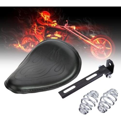 Motorcycle 3" Spring Solo Bracket For Honda Yamaha SUZUKI Harley Sportster Bobber XL 883 1200 72 48 Chopper Custom Cafe Racer