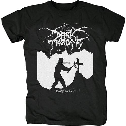 Mens TShirt Short Sleeve Shirt Darkthrone Rock Tee Women Hiphop Shirts(15)