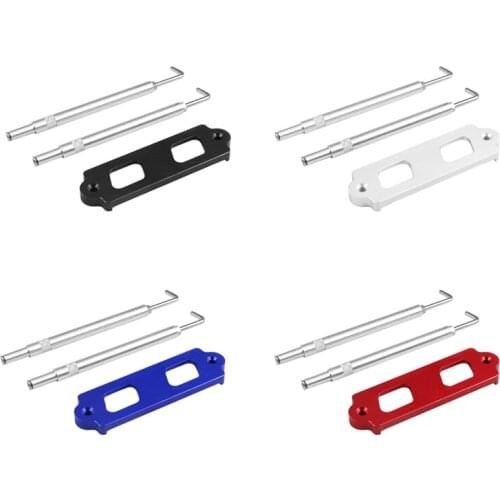 Battery Tie Down Kit Hold Down Rod with Tray Hooks for Civic/CRX S2000