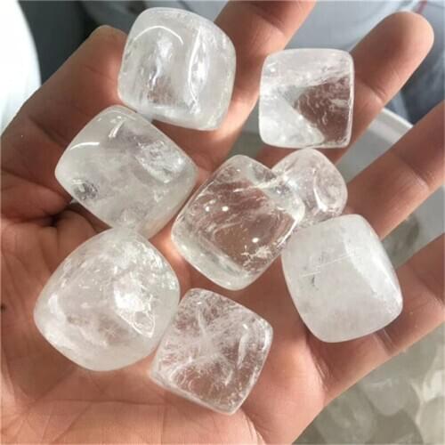 Natural quartz polished crystals healing stones clear quartz cube for Home Decoration