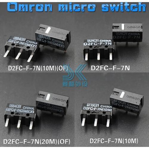 OMRON Mouse Micro Switch D2FC-F-7N 10M 20M OF Mouse Button D2FC-F-K(50m) FL-NH D2FS-F-N D2F-F D2F-01F-T D2F-F-3-7 Free shipping