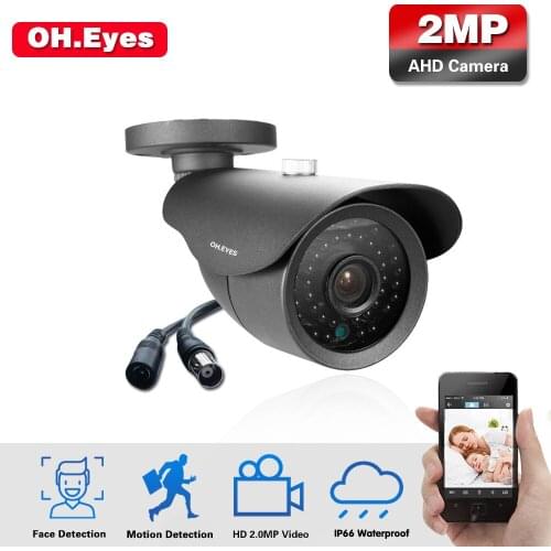 OH.EYES World Cup Sale HD AHD CCTV Camera SONY IMX323 1080P Analog FULL 2MP IP66 Outdoor Infrared Bullet Vidicon