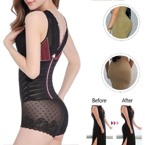 Body Shaper Women Slimming Underwear Bodysuit Waist Trainer Shapewear Postpartum Recovery Slimming Shaper Lingeire