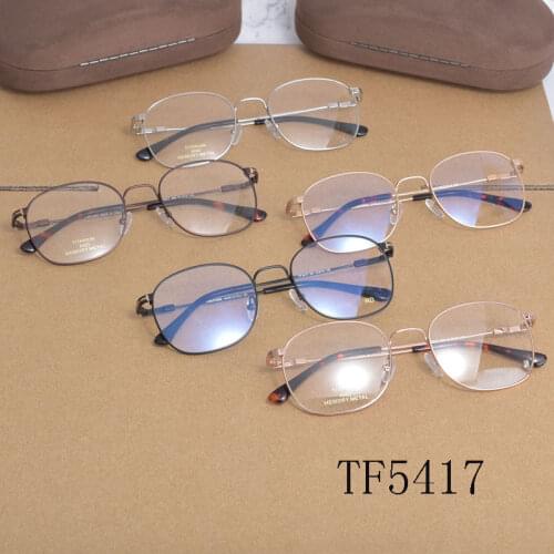 Vintage Tom For Man Optical Eyeglasses Frames Forde Fashion Square Women Reading Myopia Prescription Glasses TF5417 With Case