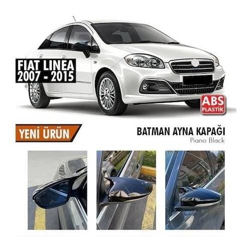 Bat Mirror Cover Piano Black For Fiat Linea ABS 2007-2015 From Quality Product Full Harmony 1 Suit 2 Piece (right-Left)