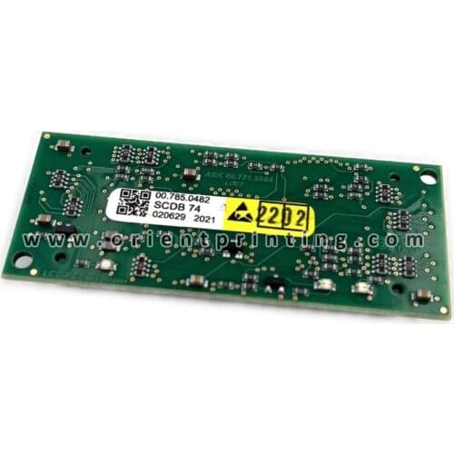 00.785.0551/02 Heidelberg Pm74 Water Circuit Board Water Roller Drive Plate Ltm300-4 Machine Parts