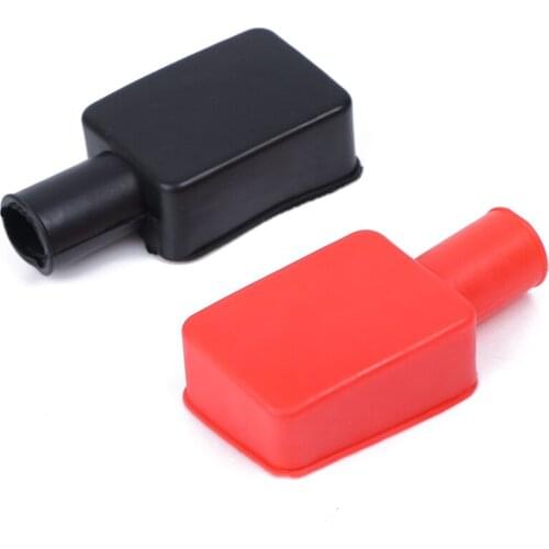 1 Pair Of Terminal Negative Car Battery Covers Boot Boot Boot Boot Buffer Replacement Batteries