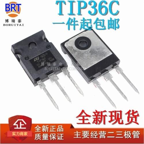 10PCS=(5PSC 35C+5PCS 36C) TIP35C TIP35 TO-247 TIP36C TO-3P TIP36 New original free shipping