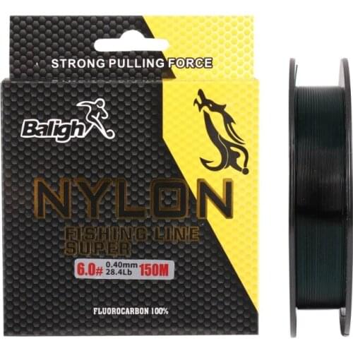 150M Nylon Fishing Lines Dark Green 8.0# Pulling Force 35.3lb Diameter 0.4mm-8mm Durable Fishing Lines Wire Tools