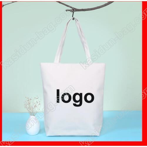 200 pieces/lot) size 32x38x10cm custom cotton bag with logo