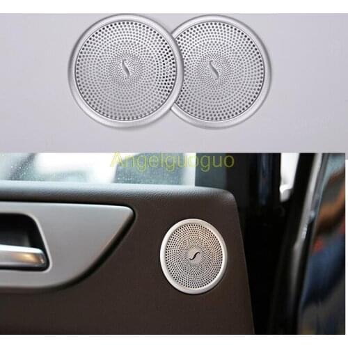 Angelguoguo Car Rear Door Audio Speaker Loudspeaker Cover For Mercedes Benz GLE ML GL GLS Class
