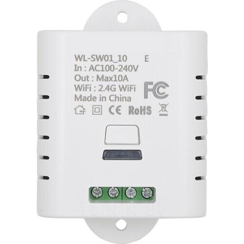 10A Smart Home Automation Basic Wireless Wifi Switch DIY Relay Module Controller Work Wireless Remote Domotica Alexa