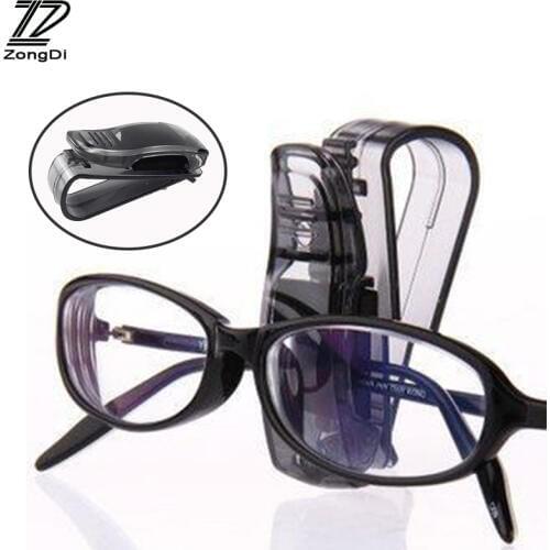 ZD 1Pc car glasses folder S-type Glasses / Paper clip for Renault duster megane 2 Mazda 3 6 cx-5 VW polo Audi a4 b6 accessories