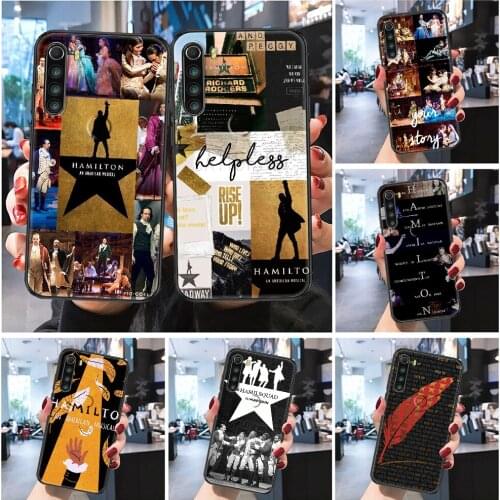 Hamilton Musical Lyrics Painted Phone case For Xiaomi Redmi Note 7 7A 8 8T 9 9A 9S 10 K30 Pro Ultra Frosted black fashion cover