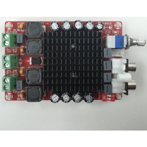 TDA7498 Class D High power Digital Audio amplifier board 2*100w Car amplifier DC 14 -34 v