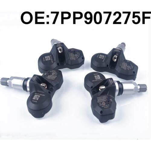 4 PCS Car Tire Pressure Monitor Sensor TPMS 7PP907275F for Audi A4 A6 A8 Q7 R8 A6S RS7