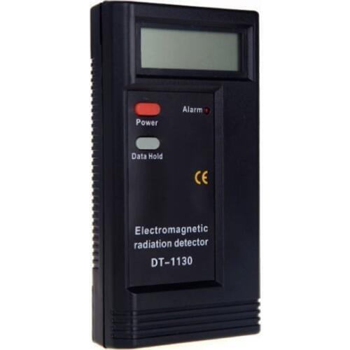 Electromagnetic Radiation Detector Digital EMF Meter Electronic Frequency Tester Home Office Computer Monitors Data Hold Alarm