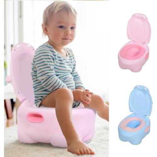 Children Training Toilet Trainer Stool with Cushion Portable Baby Potty Kids Best Selling 2021
