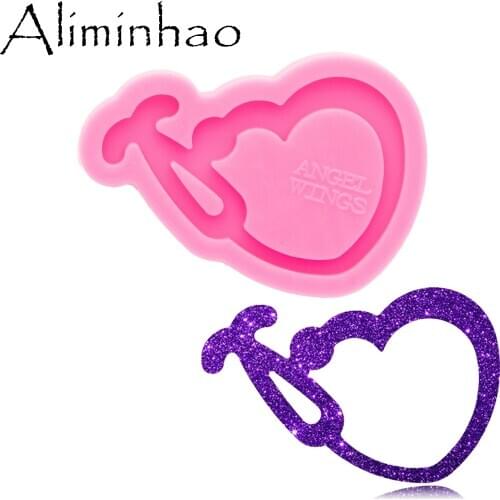 DY0765 Super Glossy Stethoscope Resin Mold, Craft Keychain Silicone Mould for DIY Necklace jewelry Epoxy