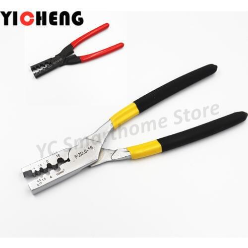 Tool PZ0.5-16/PZ10-35German small crimping pliers PZ0.5-16mm2/PZ10-35mm2 casing type terminal pliers wire stripper