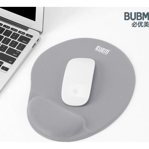 BUBM Mouse Pad Wrist Support, Non-Slip Base Ergonomic Silicone Wrist Rest Fit for Laptop,Desktop, Home, Office & Travel