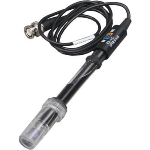 Refillable Glass pH electrode probe sensor Rechargeable Glass shell BNC connector for cream cheese semisolid for lab