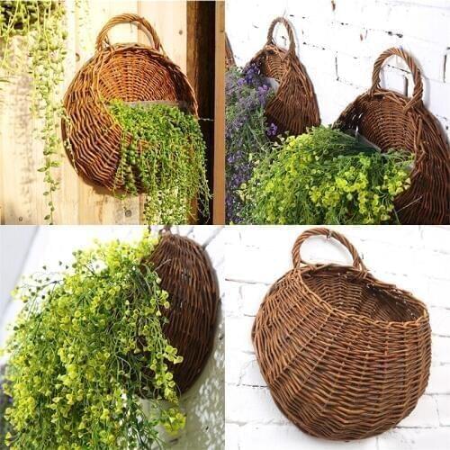 New Wall Hanging Flower Plant Basket For Garden Outdoor Indoor Holder Home Decor