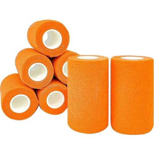 Self Adhesive Cohesive Bandage Wrap Athletic Elastic Cohesive Bandage For First Aid Sports Human And Animals