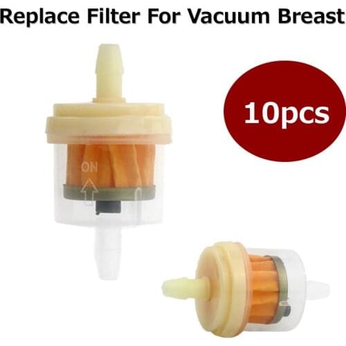 10pcs Replace Filter for Vacuum Breast Care Beauty Machine Plastic Filter for Body Cupping Ass Lifting Massage Device