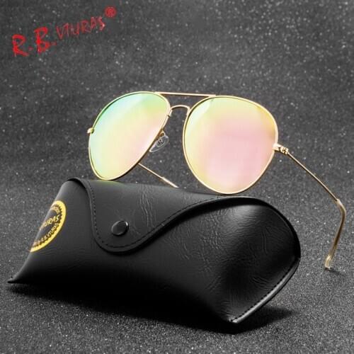 2020 Classic Pilot Sunglasses Rays Men Women Driving Clear Polarized Lens Bens Sun Glasses Male Vintage Brand Sunglass Oculos UV