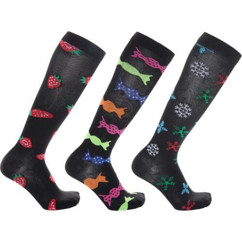 Brothock Sports Medical Compression Stockings Pressure Running Marathon Calf Elastic Breathable Prevent Varicose Veins Socks