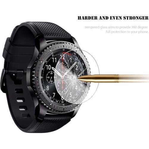 Gear S3 watch Glass screen protection For Samsung Classic / frontier Glass screen protection LTE 2.5D Round Edge Anti-scratch