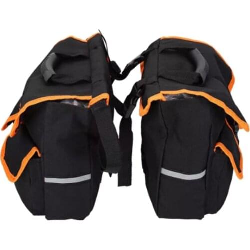 Bicycle Trunk Bag Large Capacity Waterproof Large Capacity Cycling Double Side Rear Rack Luggage Carrier Tail Seat Pack