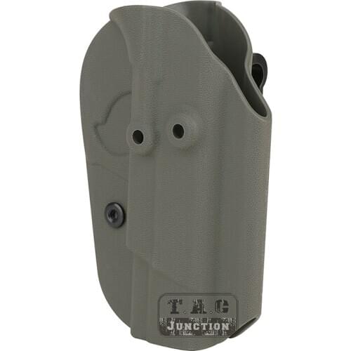 Tactical Right Hand TEK-LEK Back Clip Holster For COMP-TAC Beretta 92 M9 HSG Style OWB Kydex Waist Holster FG