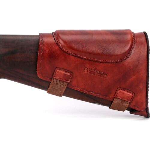 Tourbon Tactical Hunting Gun Buttstock Rifle Shotgun Firearm Cheek Rest Recoil Pad Holder Pouch Slip-on for Shooting Accessories