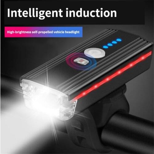 Waterproof Bicycle Light USB Charging Bike Front Light Flashlight Handlebar Cycling Head Light Horn вело фанарь на руль