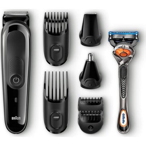 Braun MGK 5060 Multi grooming kit - 8-in-one Trimmer for precision styling from head to toe Pack of 1 MGK5060