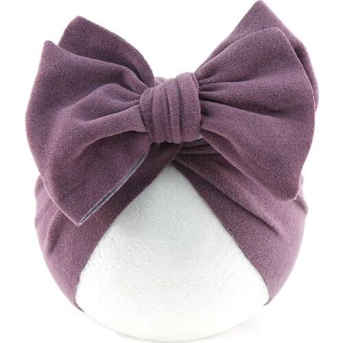 10+ Colors Lovely Red Hat for Baby Girls Newborn Photography Props Turban Flower Bows Beanie Cap (Suit for 3-24 Months Babies)