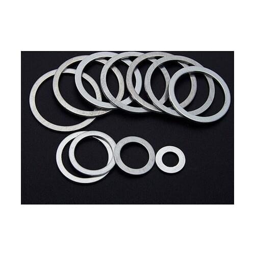 10pcs M2 ultra-thin flat washers gaskets aluminum washer gasket 36mm-38mm outer diameter 1.2mm-2mm thickness