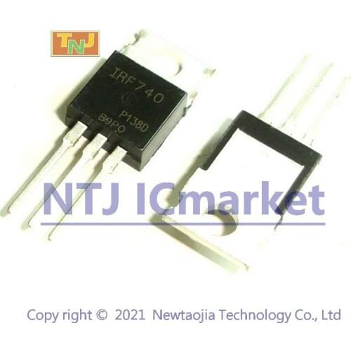 10 PCS IRF740 TO-220 IRF740PBF 400V N-Channel MOSFET NEW