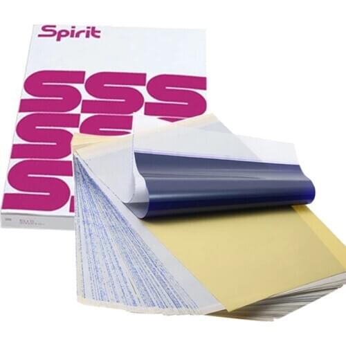 100Sheets Tattoo Transfer Paper A4 Size Tattoo Paper Thermal Stencil Carbon Copier Paper Spirit Stencil Carbon For Tattoo Supply