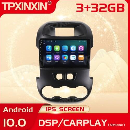 2 Din Carplay Android Radio Receiver Multimedia For Ford Ranger F250 2011 2012 2013 2014 GPS Navigation Video Recorder Head Unit