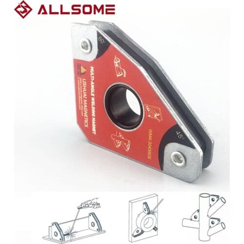 2pcs Multi-angle Mini Welding Magnets Neodymium Clamp Holder Never Degaussing Lifting Welding Positioner 30 60 45 90 degrees